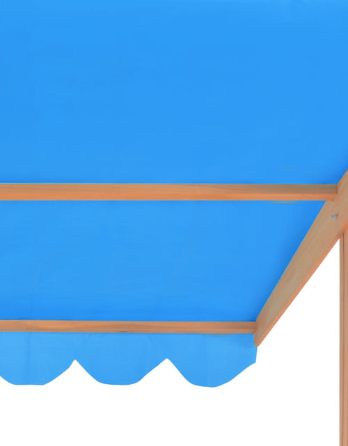 Загрузите изображение в средство просмотра галереи, Cutie de nisip cu acoperiș ajustabil, 115x115x115 cm, lemn brad. Lando - Lando
