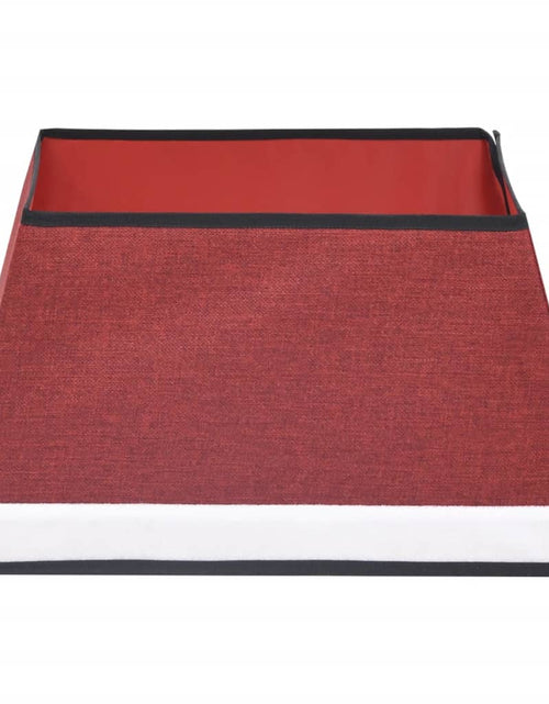 Загрузите изображение в средство просмотра галереи, Fustă brad de Crăciun, roșu și alb, 48x48x25 cm Lando - Lando

