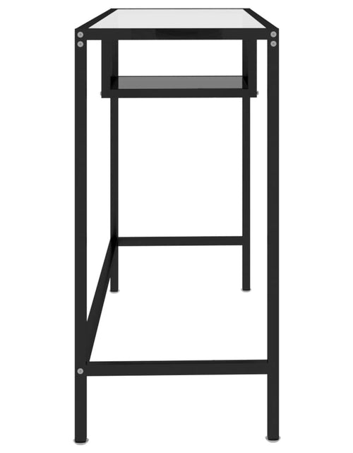 Încărcați imaginea în vizualizatorul Galerie, Birou de calculator, negru, 100x36x74 cm, sticlă - Lando
