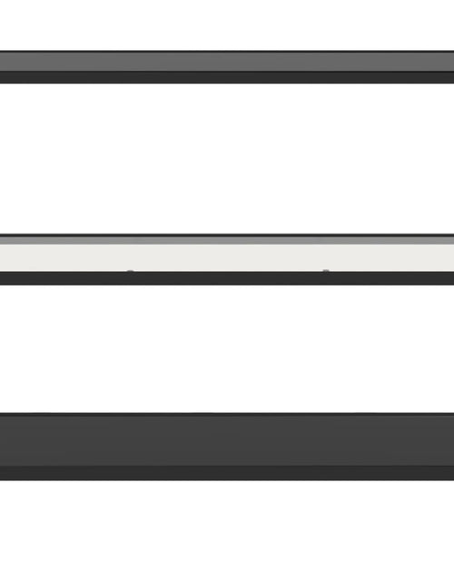 Загрузите изображение в средство просмотра галереи, Raft, transparent și negru, 100x36x90 cm, sticlă securizată Lando - Lando
