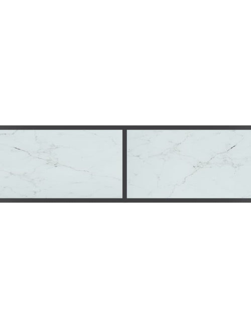 Загрузите изображение в средство просмотра галереи, Masă consolă, alb, 140x35x75,5 cm, sticlă securizată Lando - Lando
