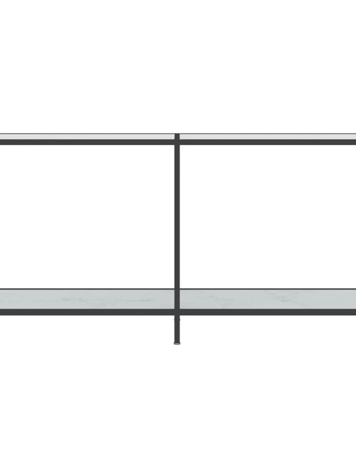 Загрузите изображение в средство просмотра галереи, Masă consolă,alb, 160x35x75,5 cm, sticlă securizată Lando - Lando
