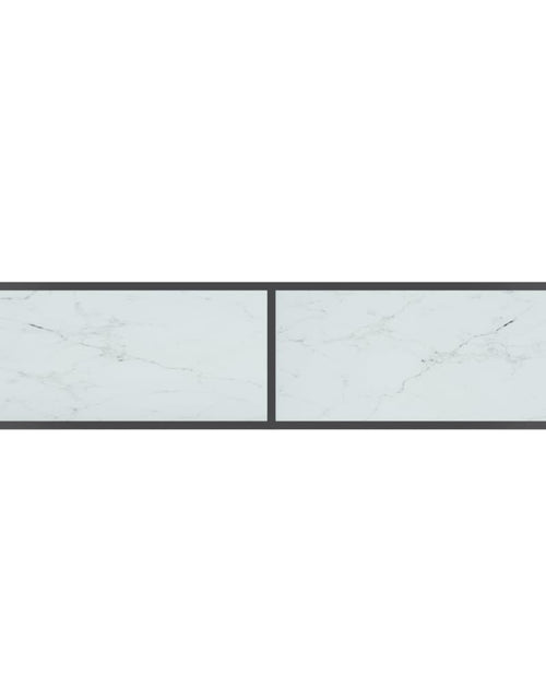Загрузите изображение в средство просмотра галереи, Masă consolă,alb, 160x35x75,5 cm, sticlă securizată Lando - Lando
