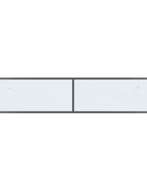 Încărcați imaginea în vizualizatorul Galerie, Masă consolă,alb, 180x35x75,5 cm, sticlă securizată Lando - Lando
