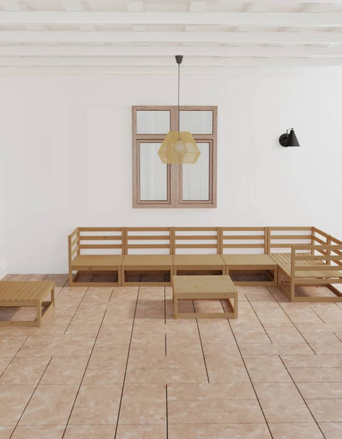 Încărcați imaginea în vizualizatorul Galerie, Set mobilier de grădină, 8 piese, maro miere, lemn masiv pin - Lando
