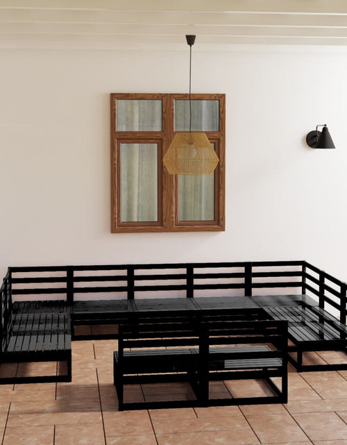 Încărcați imaginea în vizualizatorul Galerie, Set mobilier de grădină, 11 piese, lemn masiv de pin - Lando

