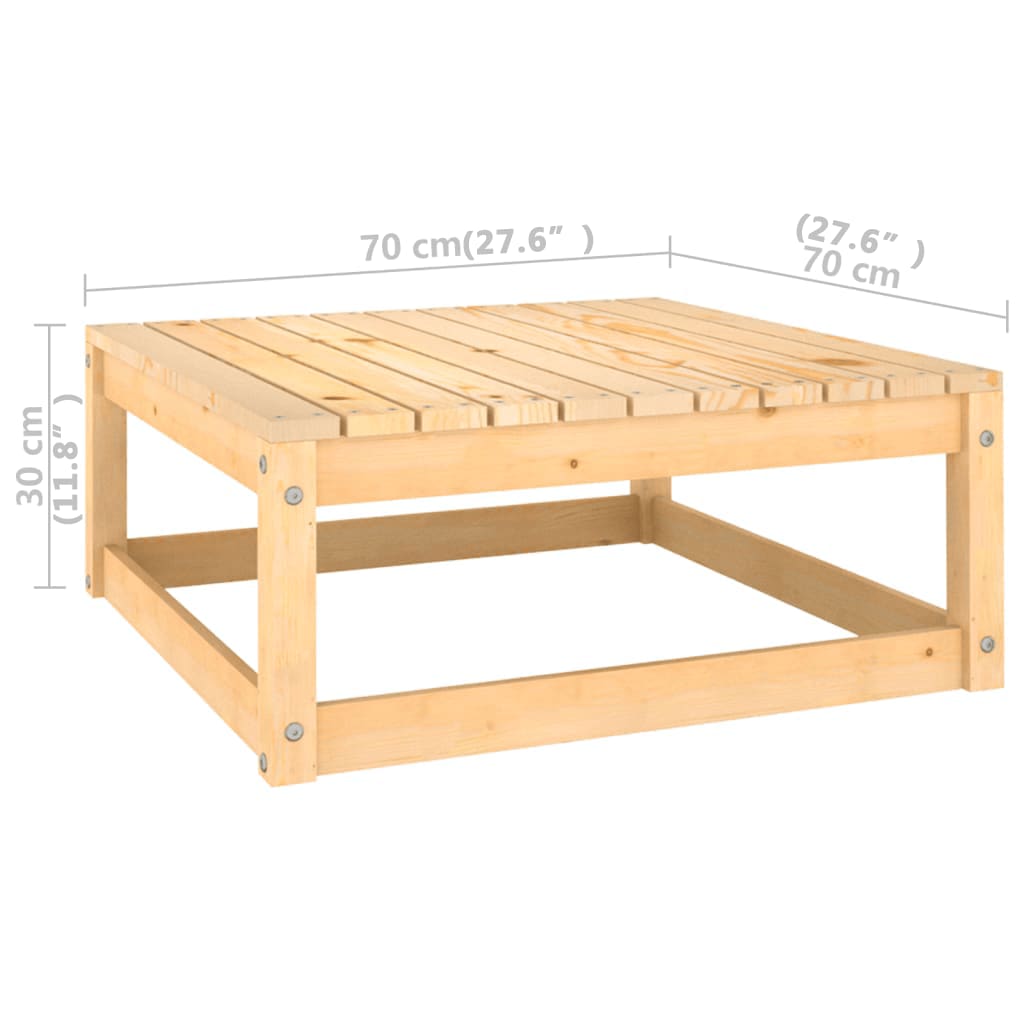 Set mobilier de grădină cu perne, 6 piese, lemn masiv de pin - Lando