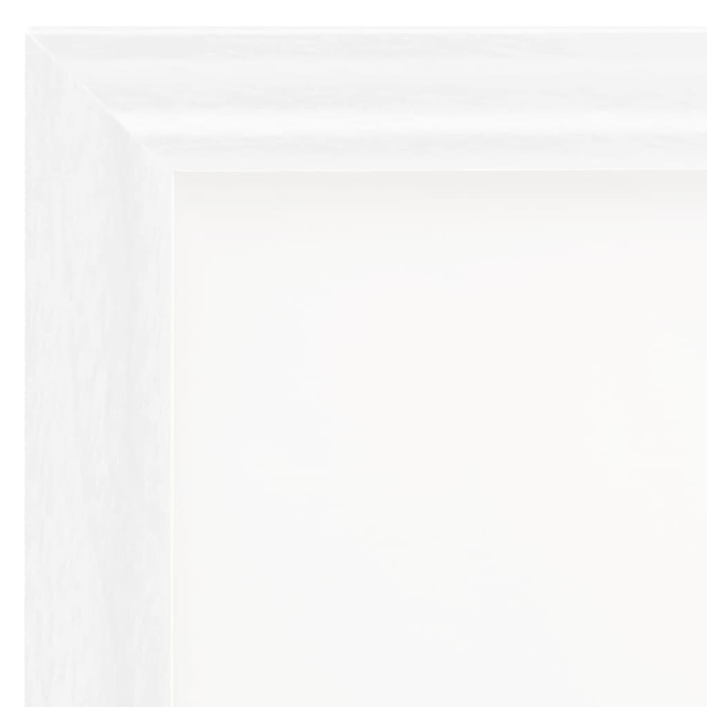 Rame foto colaj pentru perete/masă, 3 buc., alb, 13x18 cm MDF Lando - Lando
