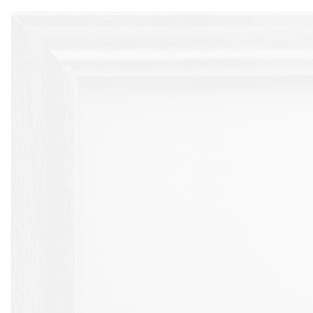 Rame foto colaj pentru perete/masă, 5 buc., alb, 13x18 cm, MDF Lando - Lando