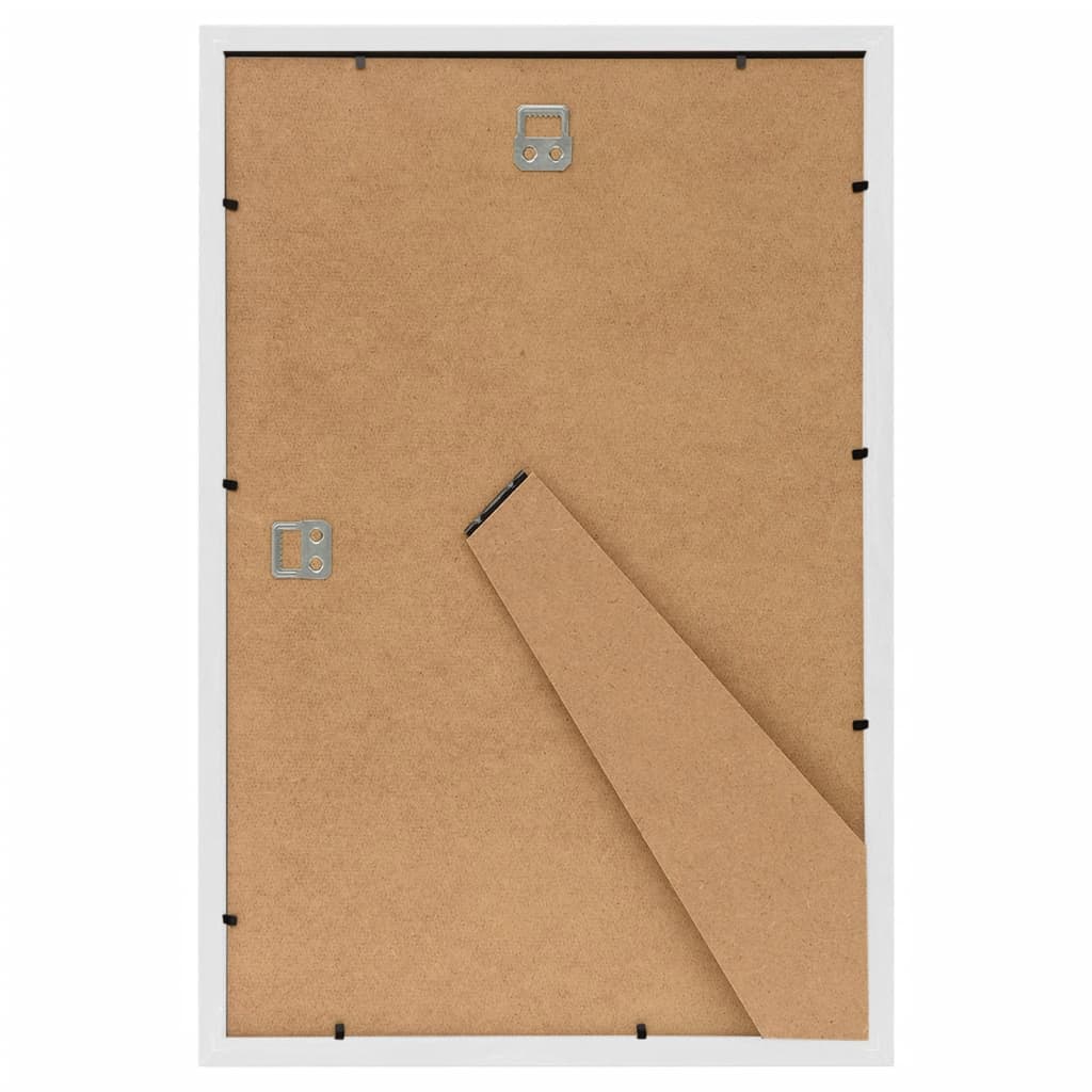 Rame foto colaj pentru perete/masă, 5 buc. alb, 21x29,7 cm, MDF Lando - Lando