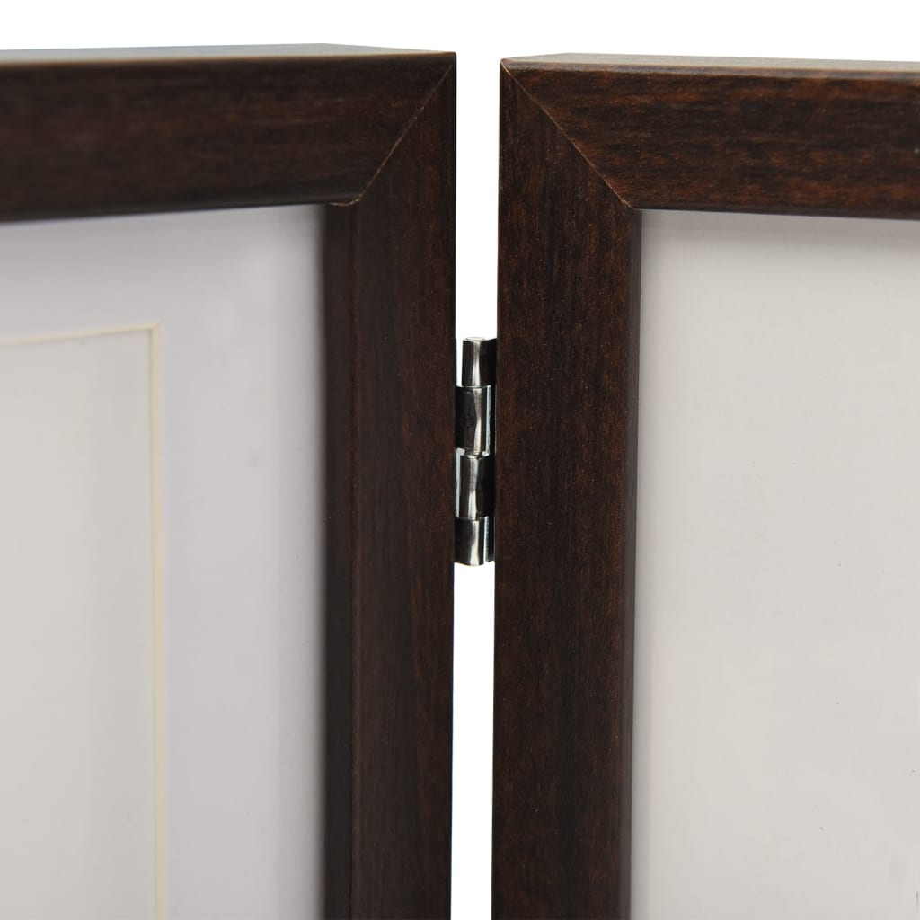 Ramă foto triplă, colaj, maro închis, 22x15 cm+2x(10x15 cm) - Lando