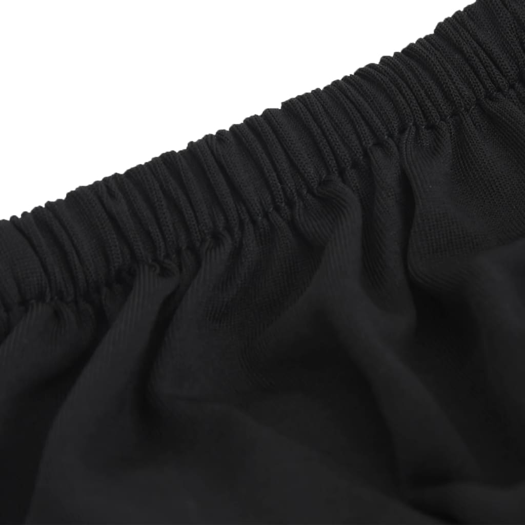 Husă elastică pentru canapea, negru, tricot poliester - Lando