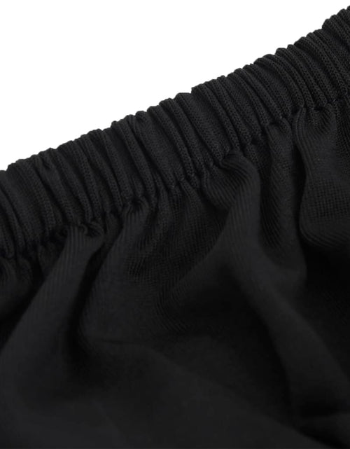 Încărcați imaginea în vizualizatorul Galerie, Husă elastică pentru canapea cu 3 locuri poliester jersey negru - Lando
