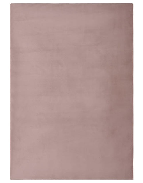 Încărcați imaginea în vizualizatorul Galerie, Covor, roz învechit, 180x270 cm, blană ecologică de iepure Lando - Lando
