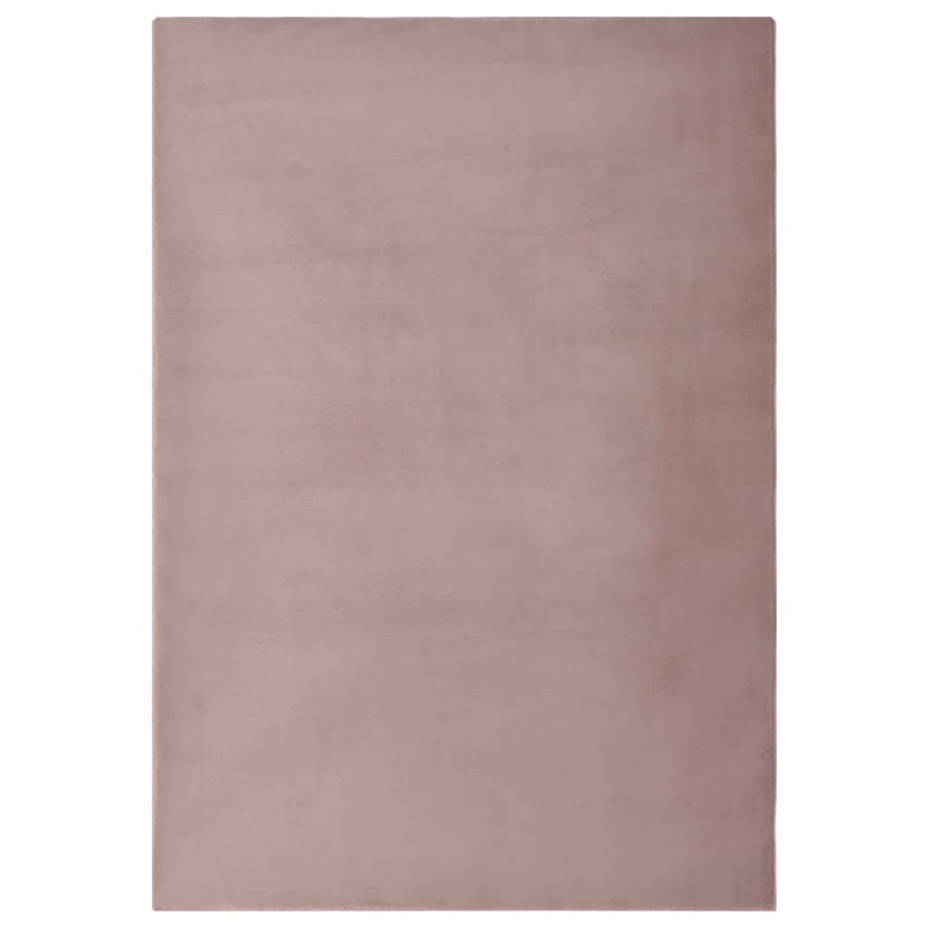 Covor, roz învechit, 180x270 cm, blană ecologică de iepure Lando - Lando