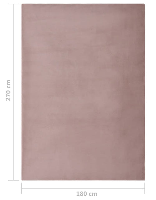 Încărcați imaginea în vizualizatorul Galerie, Covor, roz învechit, 180x270 cm, blană ecologică de iepure Lando - Lando
