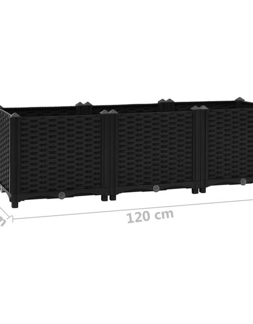 Încărcați imaginea în vizualizatorul Galerie, Strat înălțat, 120x40x38 cm, polipropilenă - Lando
