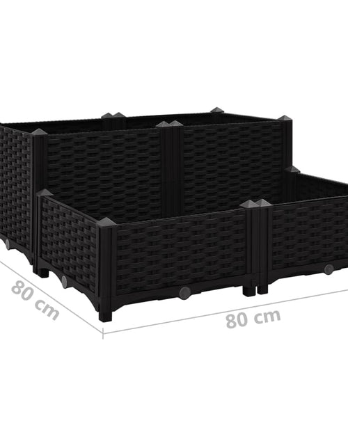 Загрузите изображение в средство просмотра галереи, Strat înălțat, 80x80x38 cm, polipropilenă Lando - Lando
