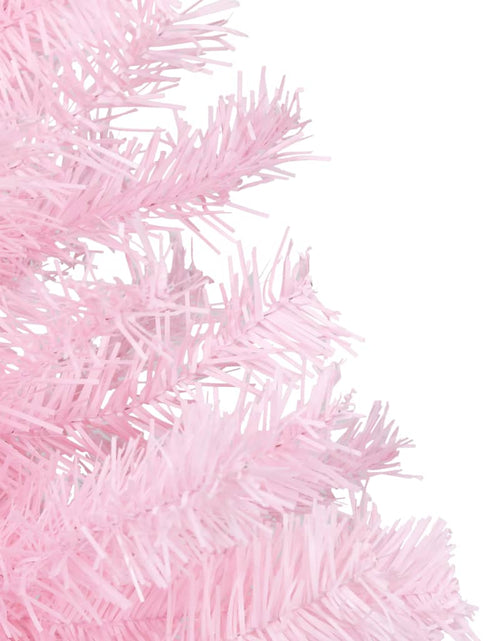 Încărcați imaginea în vizualizatorul Galerie, Brad Crăciun pre-iluminat cu set globuri, roz, 150 cm, PVC Lando - Lando
