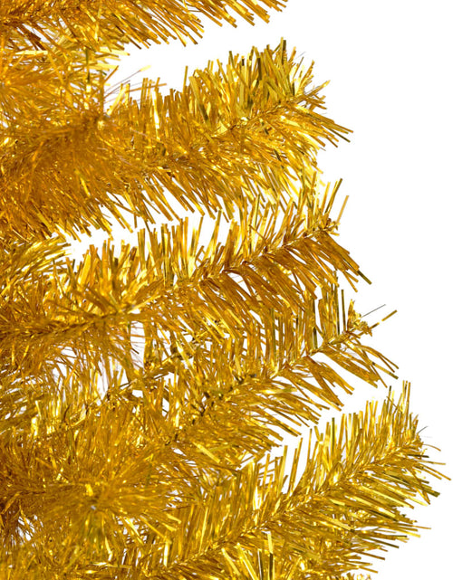 Încărcați imaginea în vizualizatorul Galerie, Brad Crăciun pre-iluminat cu set globuri, auriu, 150 cm, PET Lando - Lando
