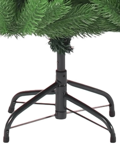 Încărcați imaginea în vizualizatorul Galerie, Pom Crăciun artificial brad Nordmann LED&amp;globuri verde 120 cm - Lando
