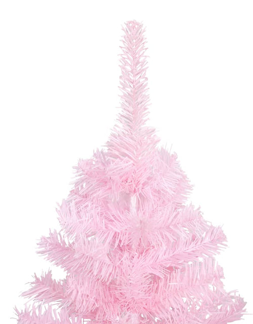 Încărcați imaginea în vizualizatorul Galerie, Brad Crăciun pre-iluminat cu set globuri, roz, 240 cm, PVC - Lando
