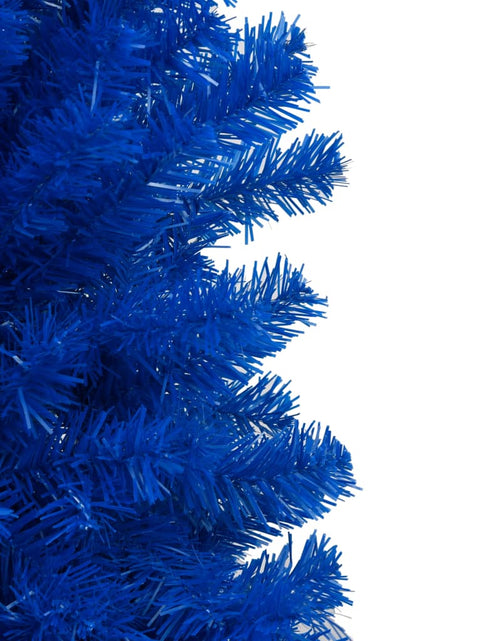Încărcați imaginea în vizualizatorul Galerie, Brad Crăciun pre-iluminat cu set globuri, albastru, 180 cm, PVC - Lando
