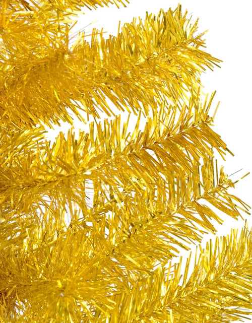 Încărcați imaginea în vizualizatorul Galerie, Brad de Crăciun pre-iluminat cu set globuri, auriu, 240 cm, PET - Lando
