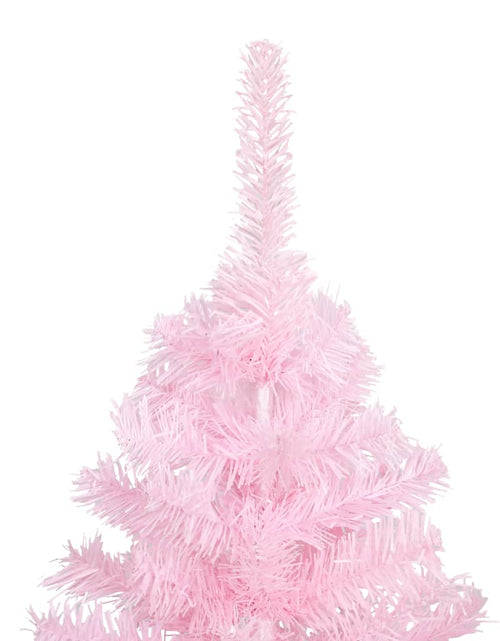 Încărcați imaginea în vizualizatorul Galerie, Brad Crăciun pre-iluminat cu set globuri, roz, 210 cm, PVC - Lando
