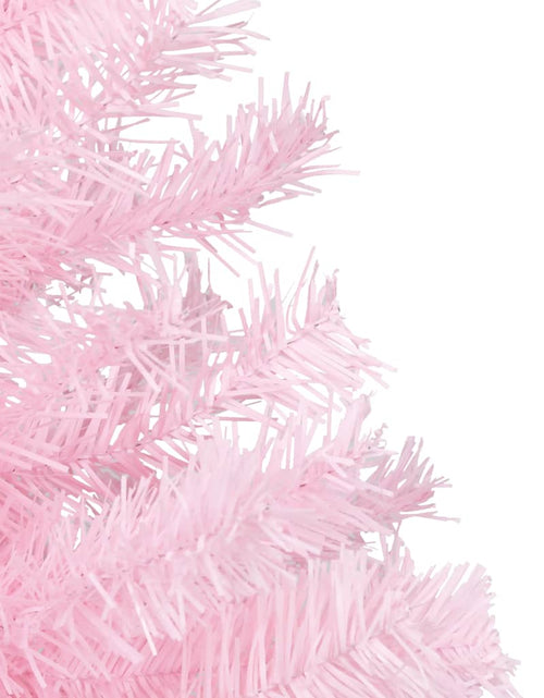 Загрузите изображение в средство просмотра галереи, Brad Crăciun pre-iluminat cu set globuri, roz, 240 cm, PVC - Lando
