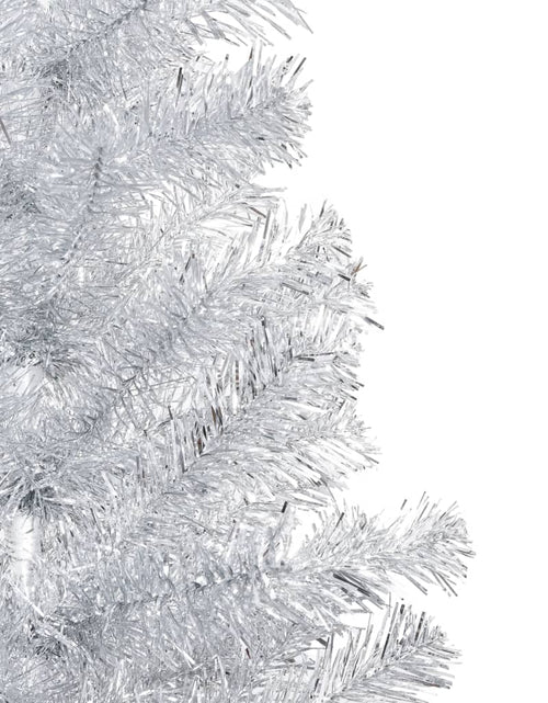 Încărcați imaginea în vizualizatorul Galerie, Brad Crăciun pre-iluminat cu set globuri, argintiu, 180 cm, PET - Lando
