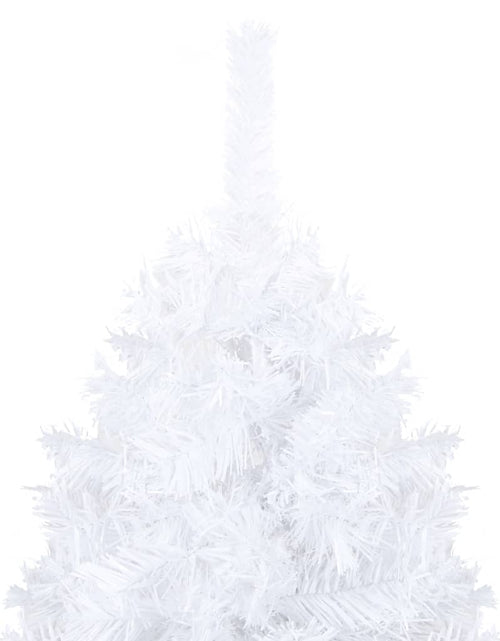Încărcați imaginea în vizualizatorul Galerie, Brad Crăciun pre-iluminat artificial set globuri alb 150 cm PVC - Lando
