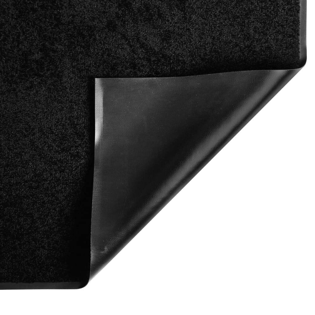 Covoraș de ușă, negru, 80x120 cm Lando - Lando