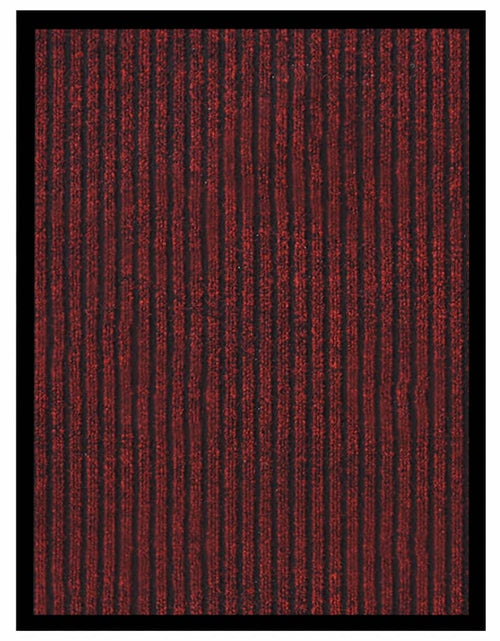 Încărcați imaginea în vizualizatorul Galerie, Covoraș intrare, roșu cu dungi, 40x60 cm Lando - Lando
