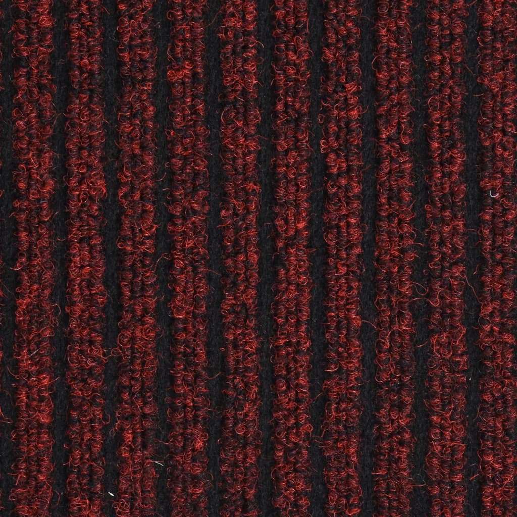 Covoraș intrare, roșu cu dungi, 40x60 cm Lando - Lando