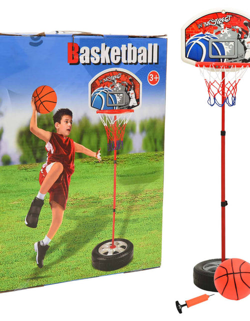 Încărcați imaginea în vizualizatorul Galerie, Set de joc de baschet pentru copii, reglabil, 120 cm Lando - Lando
