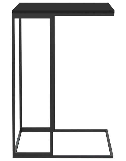 Загрузите изображение в средство просмотра галереи, Masă laterală, negru, 40x30x59 cm, lemn compozit Lando - Lando
