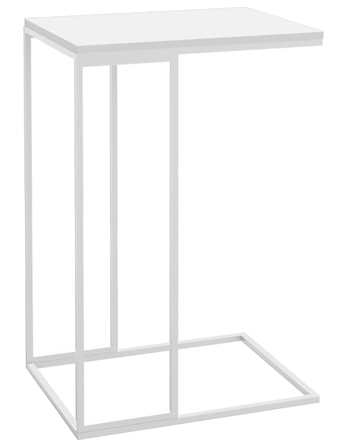 Загрузите изображение в средство просмотра галереи, Masă laterală, alb, 40x30x59 cm, lemn compozit - Lando
