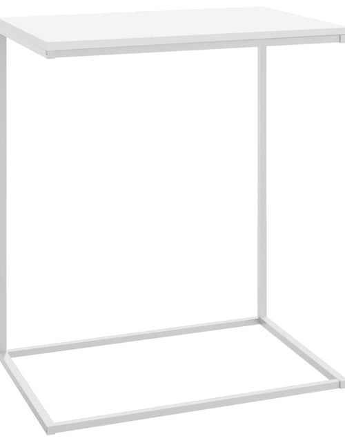 Încărcați imaginea în vizualizatorul Galerie, Masă laterală, alb, 55x35x66 cm, lemn compozit - Lando

