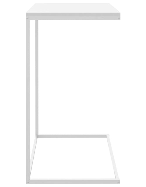Загрузите изображение в средство просмотра галереи, Masă laterală, alb, 55x35x66 cm, lemn compozit - Lando
