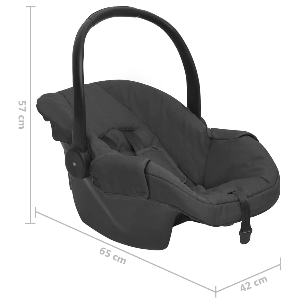 Scaun auto pentru copii, antracit, 42x65x57 cm Lando - Lando