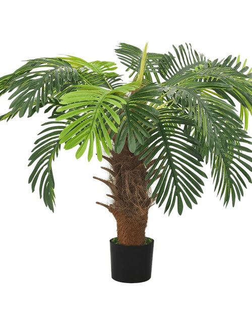 Загрузите изображение в средство просмотра галереи, Plantă artificială palmier cycas cu ghiveci, verde, 90 cm Lando - Lando
