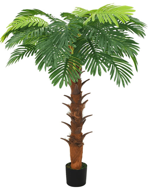 Încărcați imaginea în vizualizatorul Galerie, Palmier cycas artificial cu ghiveci, verde, 160 cm Lando - Lando
