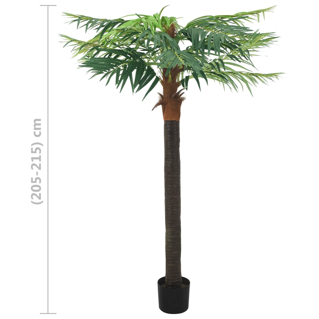 Plantă artificială palmier phoenix cu ghiveci, verde, 215 cm Lando - Lando