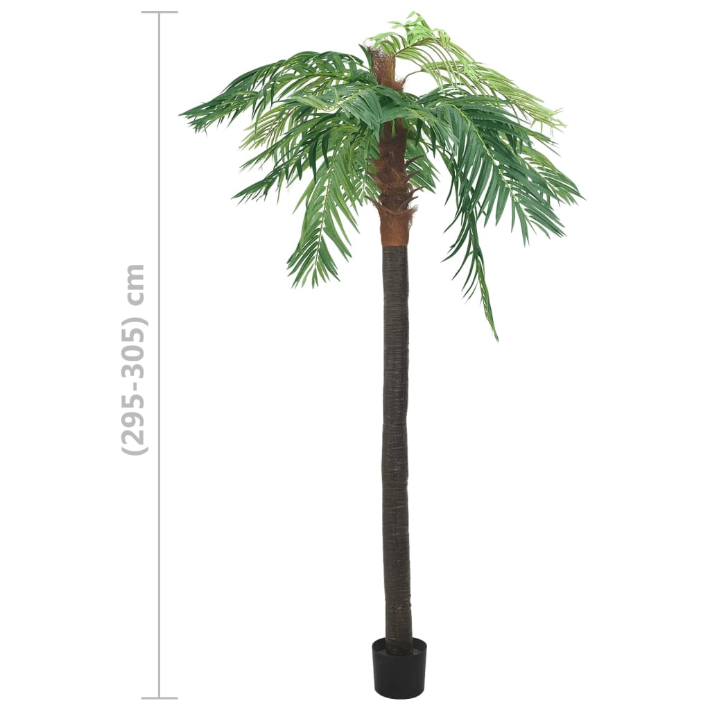 Plantă artificială palmier phoenix cu ghiveci, verde, 305 cm Lando - Lando
