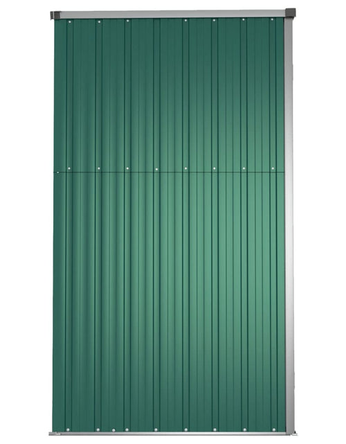 Încărcați imaginea în vizualizatorul Galerie, Șopron de grădină, verde, 161x89x161 cm, oțel galvanizat Lando - Lando
