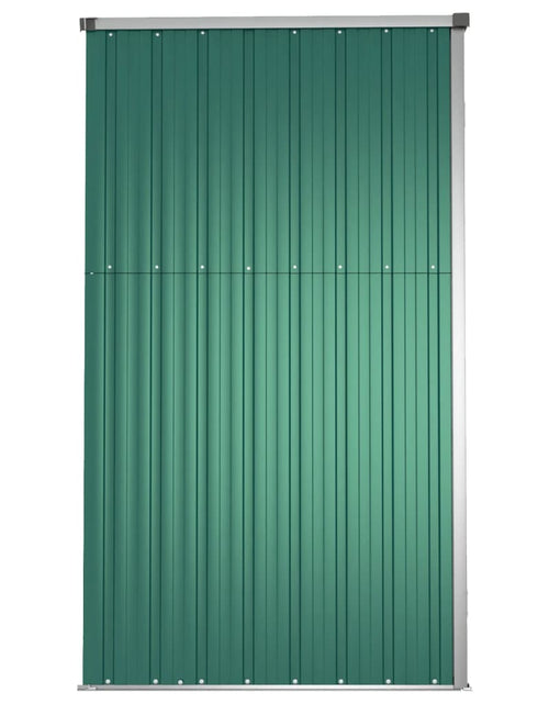 Încărcați imaginea în vizualizatorul Galerie, Șopron de grădină, verde, 225x89x161 cm, oțel galvanizat Lando - Lando
