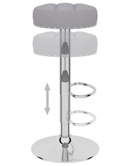 Загрузите изображение в средство просмотра галереи, Scaune de bar, 2 buc., gri, material textil - Lando
