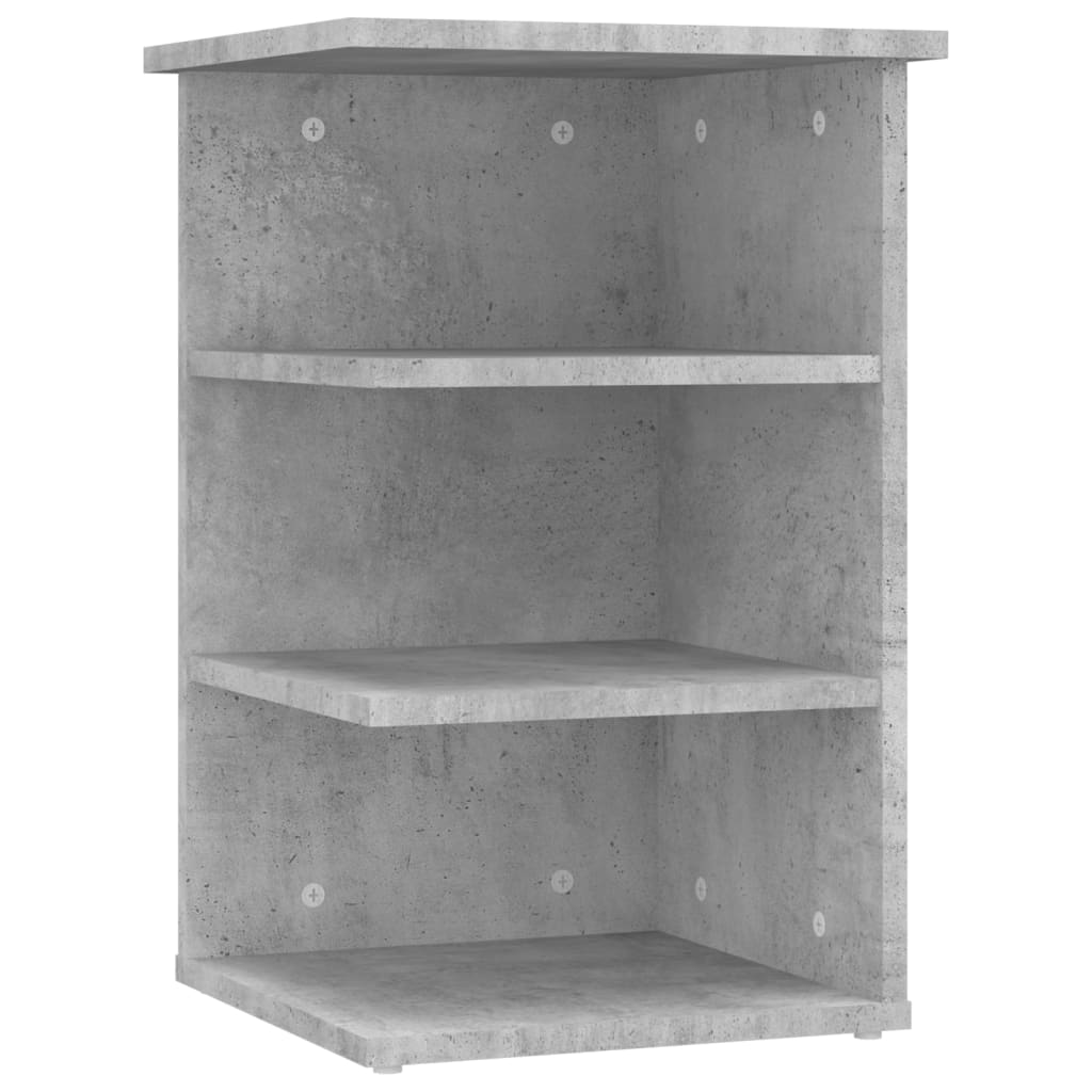 Dulap lateral, gri beton, 35x35x55 cm, PAL Lando - Lando