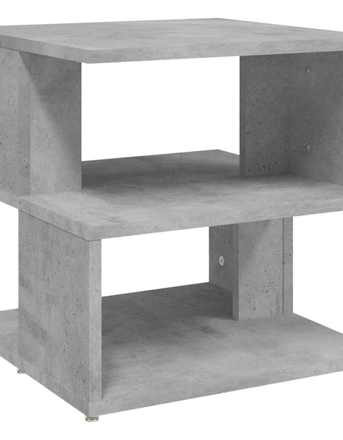 Încărcați imaginea în vizualizatorul Galerie, Masă laterală, gri beton, 40x40x40 cm, PAL Lando - Lando
